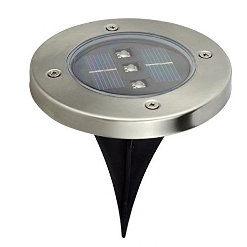 Generic 3 LED Solar Powered Underground Buried Light Lamp Way Road Garden Decking Light - green RS.385 (71.00% Off) - Amazon