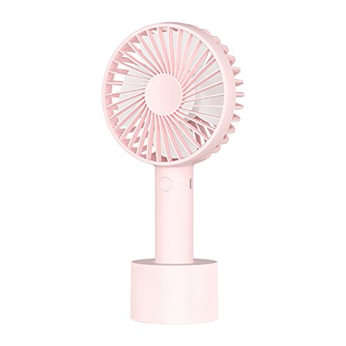 FEW Ventilador de Carga USB. Ventilador pequeño silencioso Esencial para el Verano Ventilador portátil fácil de Transportar Ventilador de Transporte Uso múltiple Ventilador Elegante Ligero U-84 (D)