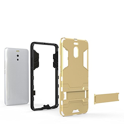 Custodie e cover Per Meizu M6 Note,TPU +PC combinata,una protezione a 360 gradi,durevole, forte,di prima classe tecnologia anti-shock(rojo)