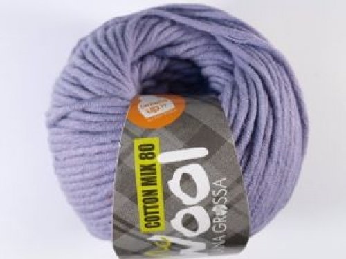 LANA GROSSA COTTON MIX 80, 523 - Lila