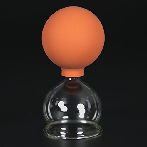 Imagen 1 de Lauschaer Glas - Ventosa de cristal con pelota de goma para ventosaterapia