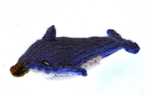 Dolphin - Handmade Finger Puppet from Peru