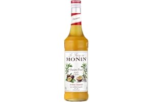 ADELKOS Monin Premium Passionfruit Syrup for Cocktails and Mocktails Passionfruit Martini Flavouring Syrup 700ml