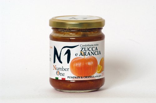 Confettura extra zucca e arancia. Vasetto 200 gr