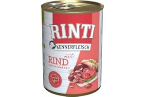 GENERISCH RINTI-Kennerfleisch Hundefutter 400g | alle Sorten u. freie Mengenwahl | Nassfutter | getreidefrei (Rind)