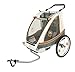 Bluebird jogger dual steel spring-loaded two-seater, white, orange, gray, 2-in-1 Child Trailer 2011