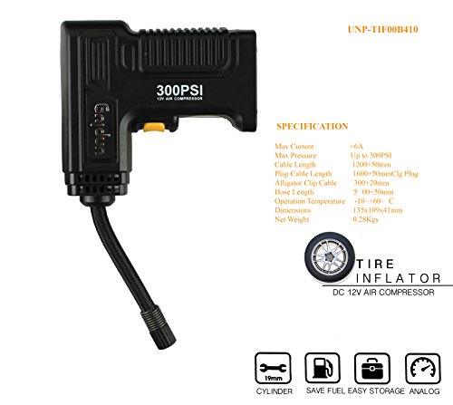 unplug Clip Terminal Inflator For Both Car And Bike/Motorcycle/Scooty/ Tire Inflator | Tyre Pressure- UNP TIF00B410 (Black) RS.1099 (31.00% Off) - Amazon