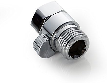 Kinashi Shower Head Shut-Off Valve Solid Brass with Short Switch, Polished Chrome