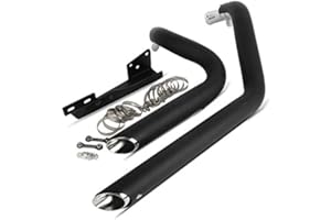 CRAFTRIDE Pots d'échappement pour Harley-Davidson Sportster 883 1200 04-13 Noir