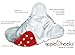 AppleCheeks Washable Coth Nappy - Wrap and Organic Cotton/Bamboo Insert 2 Piece Bundle - Jem Pink Size 1 (7-20lb approx)