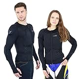 Einfaches an- und Ausziehen dank Frontreißverschluss;