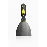 Spatula, &Ccedil;elik Bı&ccedil;aklı Macun Kazıyıcı, Ergonomik Saplı, 100 mm