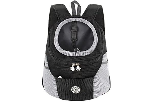 M MUNCASO Sac à Dos de Transporter pour Petits Chiens Tissu Elastique et Perméable avec Fond étanche, pour Randonnée Voyage en Plein Air