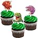 Produktbild Dinosaurier - 12 cupcake toppers - Muffin Picker, Dekoration T-Rex (3 Motive) aus USA