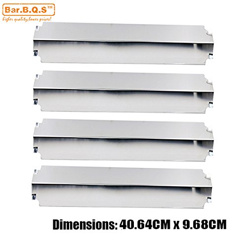 Bar. b.q.s 93321 (4 Stück) Grill Edelstahl Hitze Teller Ersatz für 29, 8, Kenmore Sears, Thermos, Lowes Modell Gas Grill Modelle