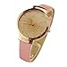 Produktbild Uhr Damen Uhren DAY.LIN Frau Mädchen Luxus Sand Sternenklar einfache Temperament Quarzuhr (Rosa)