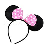 ✔ HEROÍNA: con esta hermosa diadema inspirada en Minnie Mouse, ¡te transformarás instantáneamente en el heroína de tu infancia! ¡Así que eres la estrella en las fiestas temáticas, haz felices a los pequeños invitados en una fiesta de cumpleaños o simplemente usa la diadema como accesorio para tu disfraz!