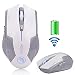 Produktbild UrChoiceLtd® 2017 2.4GHz AZZOR Magic Hawk X3 Kabellos Mäuse 6D Batterie 2400DPI 6 Schaltflächen Mäuse Usb Spiel Maus (weiß)
