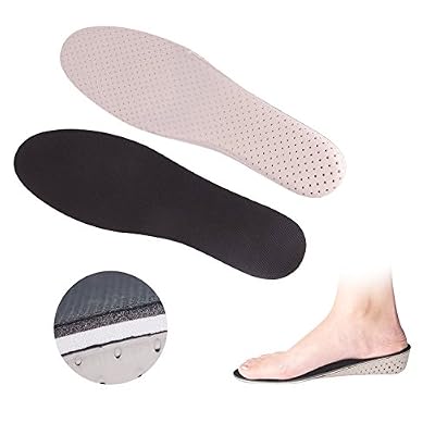 ELEFT 1 Paire De Hauteur Augmentation Mousse Chaussures De Sport Semelle Intérieure/Mousse à mémoire doux/Semelles Intérieures pour les Hommes et les Femmes(Taille de coupe libre) (1.5cm)