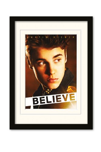 Justin Bieber Believe A3 Framed and Mounted Print