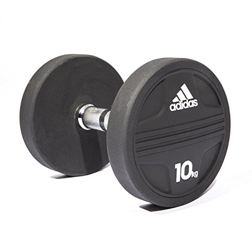 Adidas adwt-11343 Kurzhantel, Schwarz, 10 kg