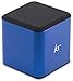 Produktbild KitSound Cube Aufladbarer Tragbarer Bluetooth Lautsprecher mit 3,5 mm Audiokabel Kompatibel mit Smartphones, Tablets und MP3-Playern wie Samsung Galaxy S3/S4/S5/S6/S6 Edge/S6 Edge+/S7/S7 Edge, Note 2/3/4, Tab 2/3/4, iPhone 4/4S/5/5S/5C/SE/6/6 Plus/6S/6S Plus, iPad 2/3/4/Air/Mini/Pro, iPod Nano 7, Touch 5, Amazon Fire Phone, Xperia Z1/Z2/Z3, Xperia Tablet Z1/Z2/Z3/Z4, HTC One/One M8/One M9, HTC Desire Eye und Google Nexus 4/5/6/7/9/10 - Blau