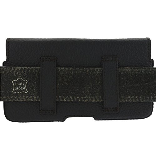 XiRRiX Echt Leder Quertasche 2.2 mit GÃ¼rtelschlaufen GrÃ¶ÃŸe 3XL fÃ¼r Huawei P9 Y6 - Samsung Galaxy J3 S5 Neo - Sony Xperia M4 M5 Z3 Z5 etc