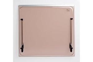 NRF srl Vetro di Ricambio 1418x534 per Finestra Camper Seitz 1450x600 - Colore Bronzo - compresi Accessori