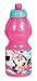 Produktbild POS 24344 - Trinkflasche mit Disney Minnie Mouse Motiv, mit Sportverschluss, Fassungsvermögen ca. 400 ml, aus Kunststoff bpa- und phthalatfrei, für Jungen und Mädchen, für Sport, Schule und Freizeit