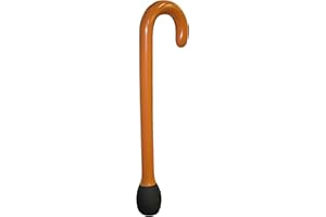 B&S TRENDZ Old Man Inflatable Blow Up Walking Stick For Adults, Great Present For 50th & 60th Birthday Gifts For Men, Use at Parties, Fancy Dress, Brown 90cm High