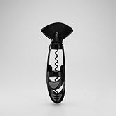 Siyah Tirbuşon, Ergonomik Tutama&ccedil;lı, Spiral Vidalı, Şarap A&ccedil;acağı
