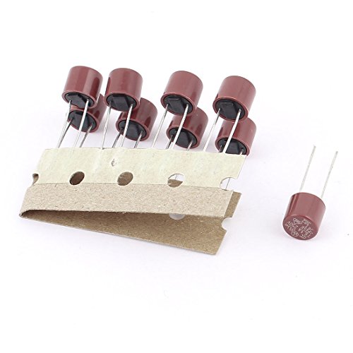 sourcingmap® 10 Stk T6.3A 6.3A 250V TR5/5TR Miniatur Mikro Träge Sicherung