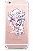 Produktbild Phone Kandy® Ultra dünner Zucker-Schädel-Prinzessin-Tag des toten freien transparenten TPU Silikon-Zombie-Karikatur-Fall-u. Schirm-Schutzes Hülle Abdeckung Haut tascen (iPhone 6 6s, 2. Elsa)