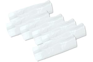 SHOPPERPACK Sacchetti Spazzatura Raccolta Rifiuti cm 50x60 30 litri - Confezioni da 120 sacchi (6 rotoli da 20pz) - Colore bianco