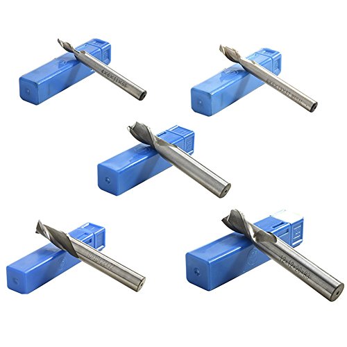 Blue Vessel HSS CNC gerader Schaft 4 Flute Schaftfräser Bohrer Werkzeug 6mm - 4