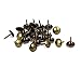 Produktbild DealMux Ledersofa 10mm x 13mm Rundkopf Polster Tack Nagel Bronzeton 25pcs