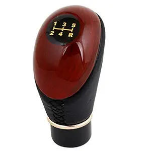 Guance Leatherette & Plastic Gear Shift Knob-Black for Chevrolet Sail