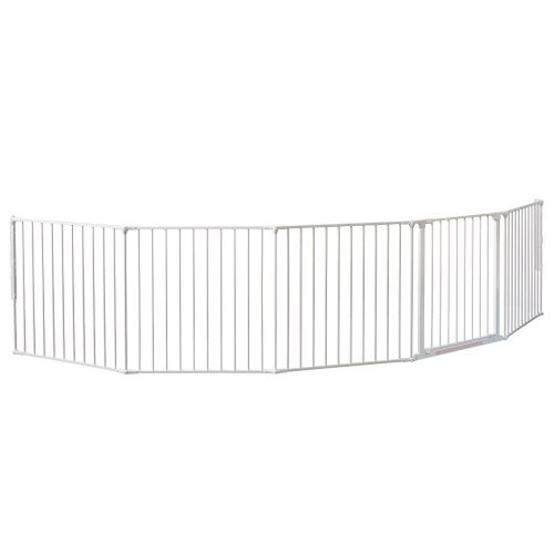 BabyDan XXL Flex Hearth Gate White