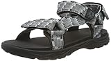 Absatzform : Flach Jack Wolfskin Jungen Seven SEAS 2 B Sport Sandalen, Grau (Pebble Grey 6505), 37 EU