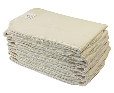 Unbekannt Blümchen Lot de 12 langes en coton bio