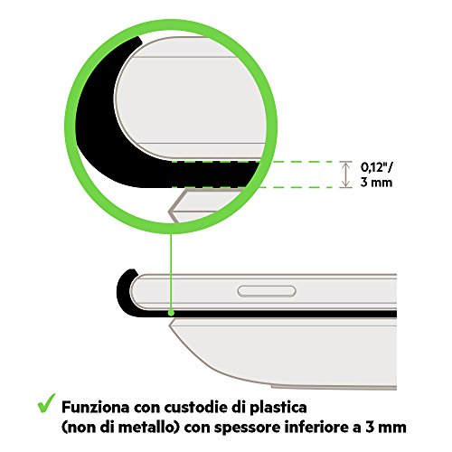 Belkin Boost Up Tappetino di Ricarica Rapida Wireless, 7.5W, Iphone X/8/8+ e Altri Dispositivi, Tecnologia Qi, Progettato in Collaborazione con Apple, Certificazione Qi, Caricatore Eu Incluso, Bianco