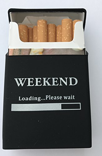2x Zigarettenbox aus Silikon – Update 2017 – Weekend – Zigarettenhülle – Zigarettenetui – passend für eine Zigarettenschachtel in Standardgröße molinoRC ® - 6