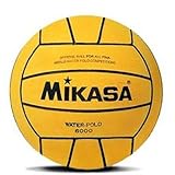 Material duro MIKASA Mikasa 6000 Balón de Waterpolo, Unisex Adulto, Amarillo, 5