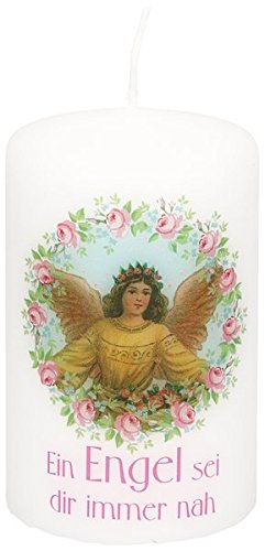 Preisvergleich Produktbild Ein Engel sei dir immer nah: Stumpenkerze