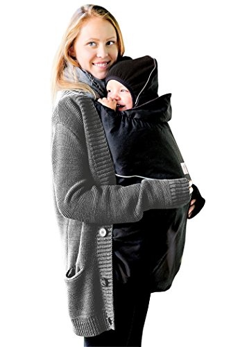 Manduca 199-41-13-001 Tragecover Deluxe, wasserdichtes Wintercover, schwarz