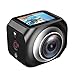 Produktbild LuckyZA 360 Grad Action Kamera 4K 1080P 16MP Doppel-Objektiv Panorama Sport Kamera 2.4G Fernbedienung VR Camcorder mit 1200mAh Batterien und Zubehör Kits