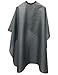 WM Beauty 50'' x 57'' Classic Water Repellent Adjustable Salon Hair Cutting Cape with Snaps Closure, Grey