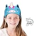 Produktbild Einhorn Kopfhörer Kinder - Navly Magisch Einhorn Schlafmaske Kopfhörer Bluetooth Stirnband mit Ultradünnen Lautsprechern und Mikrofon, Kinderohrhörer für Schule, Zuhause, Party, Outdoor und Reisen