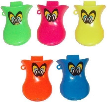 The Little Party Shop 20 x Duck Quackers Whistle Childrens Party Loot Bag Filler Toys