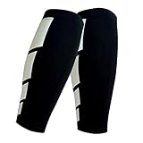 Protección perfecta de pantorrillas: utilizando las mangas de las piernas durante la carrera, te reduzca los calambres en las pantorrillas, reduzca la fatiga, stabilisez los músculos, reduce los dolores musculares, dé del apoyo a pantorrillas y evite las heridas.